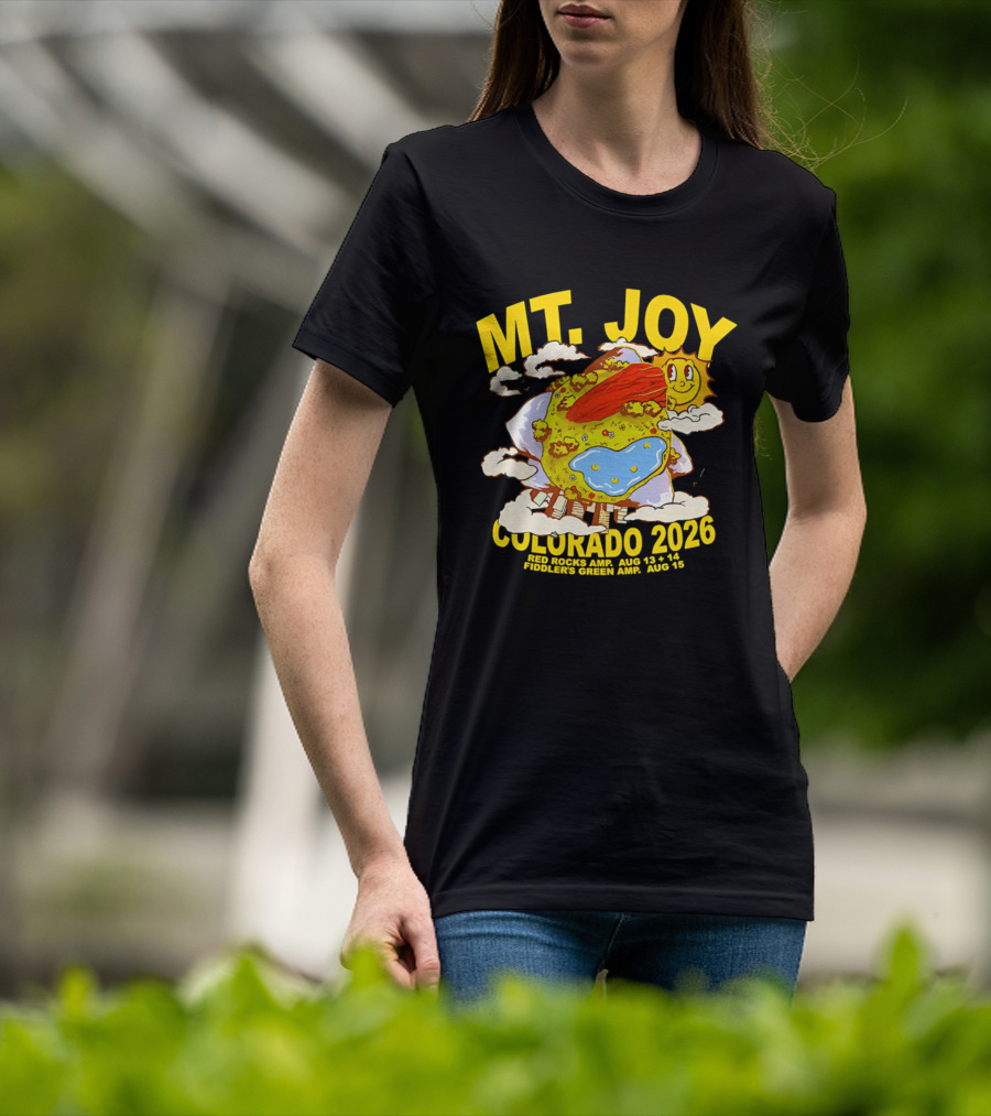 MT. Joy Colorado 2026 Red Rocks Amphitheater August 13 14 Fiddler's Green August 15 T-Shirt