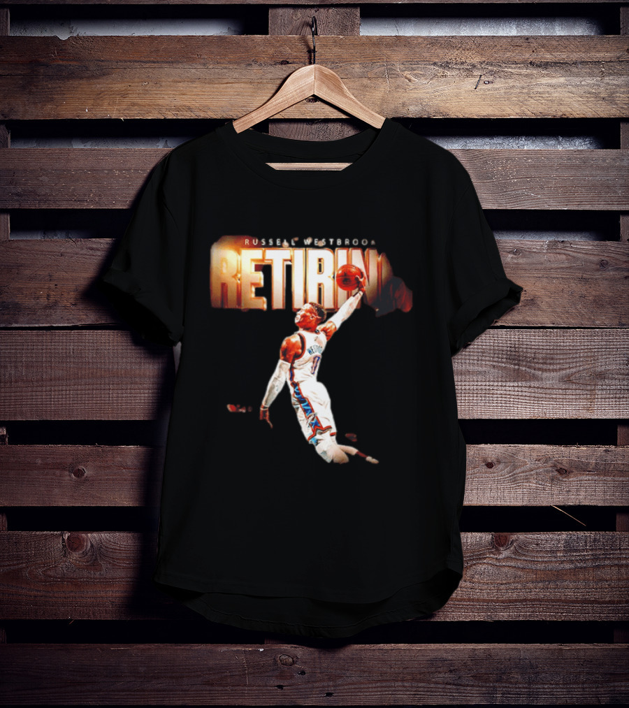 Russell Westbrook Retiring OKC Thunder Legend Dunk T-Shirt