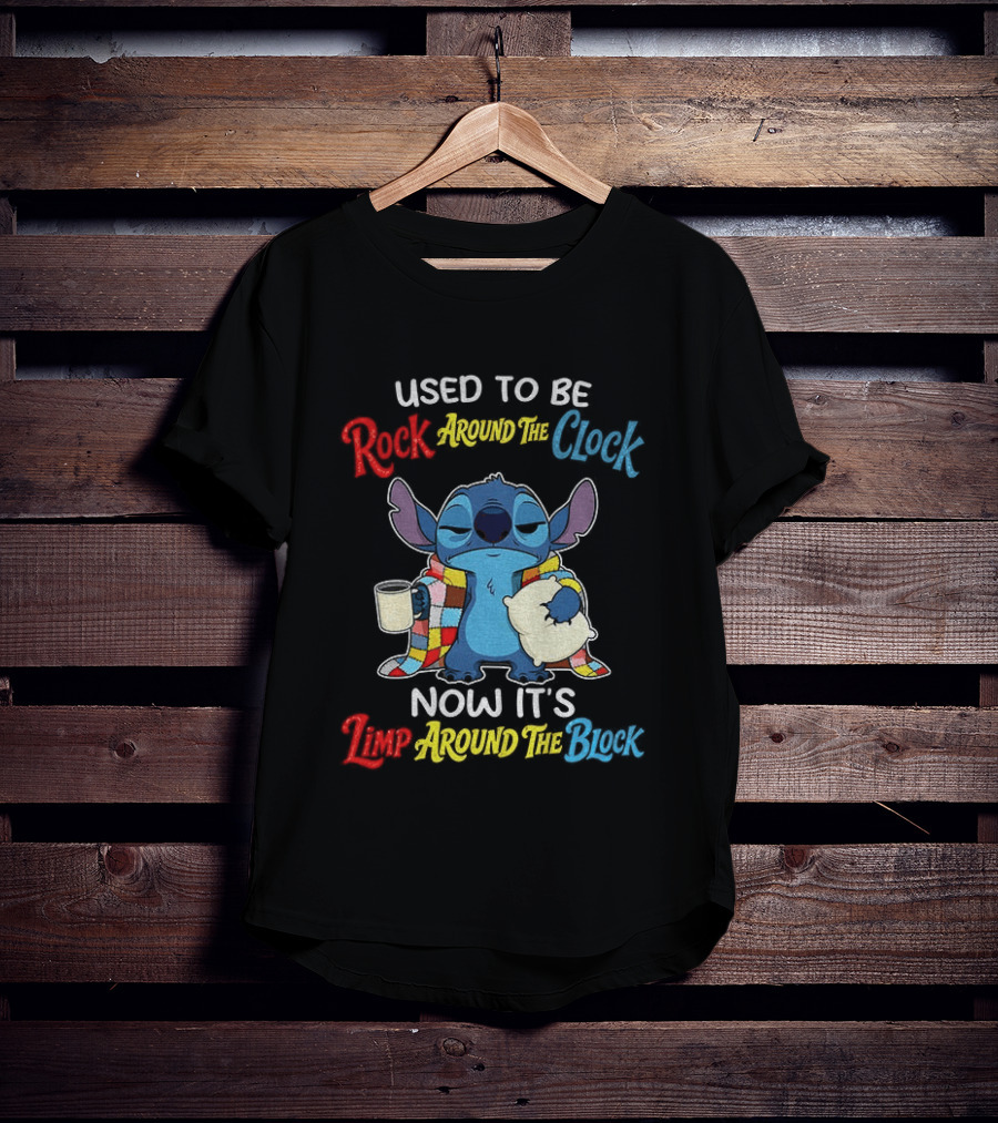 Stitch Used To Be Rock Around The Now It's Limp Around The Block T-Shirt