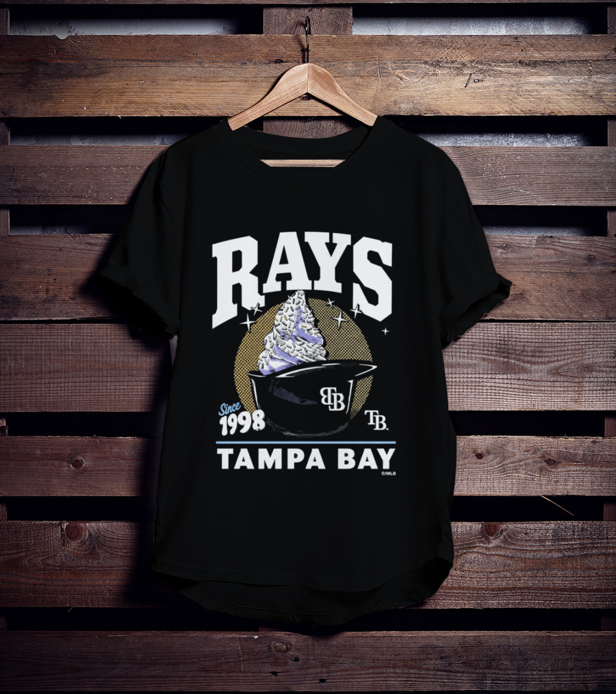 Rays Tampa Bay Since 1998 Ice Cream 2026 TB Cup T-Shirt