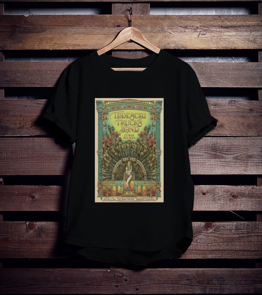 Tedeschi Trucks Band Lukas Nelson August 17 2026 The Greek Theatre Berkeley California T-Shirt