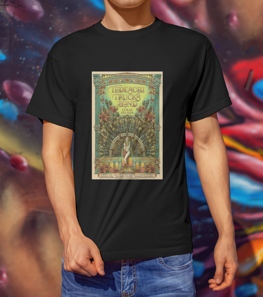 Tedeschi Trucks Band Lukas Nelson August 17 2026 The Greek Theatre Berkeley California T-Shirt