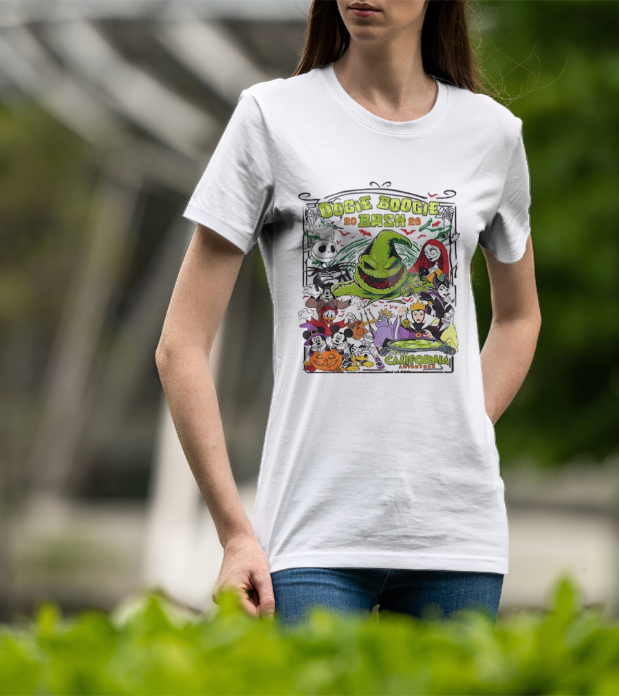 Oogie Boogie Bash 2026 Disney California Adventure Halloween Characters T-Shirt