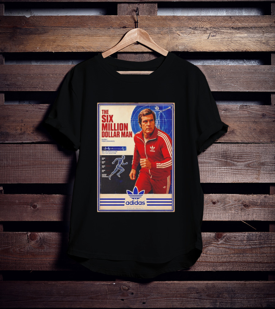 The Six Million Dollar Man Adidas Bionic Performance Originals T-Shirt