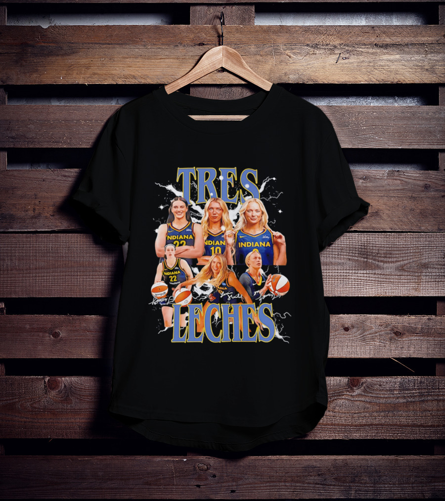 Indiana Fever Tres Leches Basketball Players T-Shirt