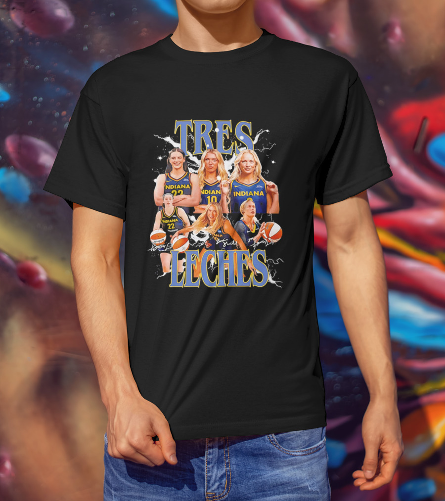 Indiana Fever Tres Leches Basketball Players T-Shirt