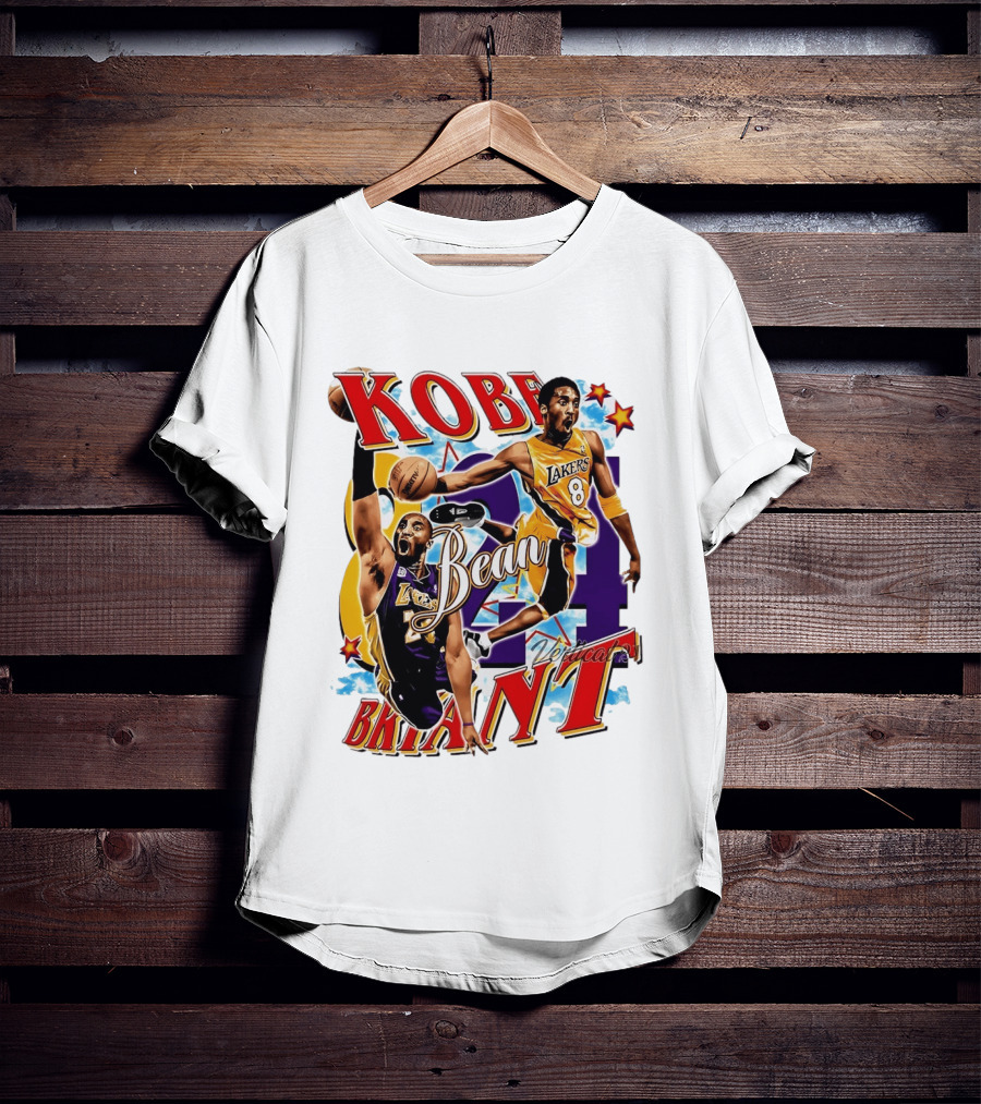 Kobe Bryant Bean Los Angeles Lakers 24 Dedication T-Shirt