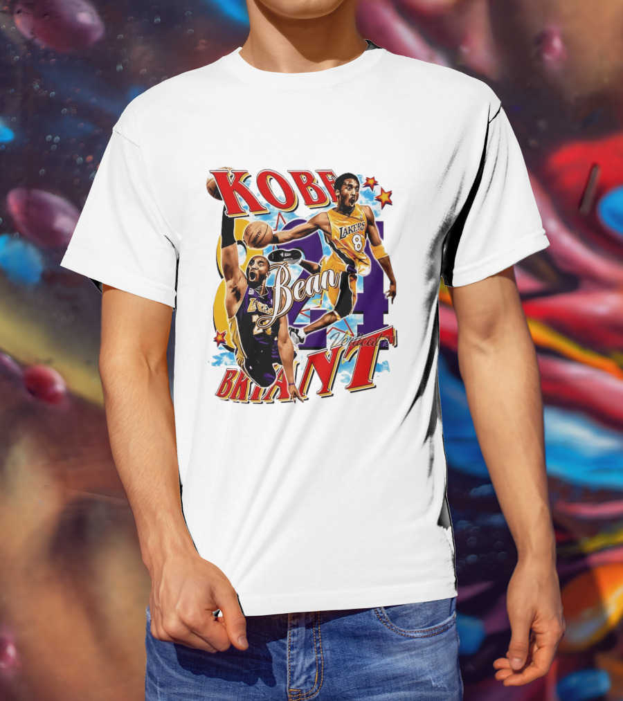Kobe Bryant Bean Los Angeles Lakers 24 Dedication T-Shirt