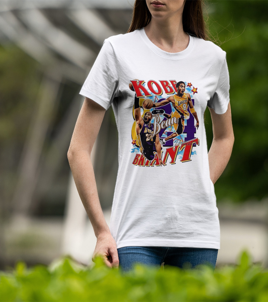 Kobe Bryant Bean Los Angeles Lakers 24 Dedication T-Shirt