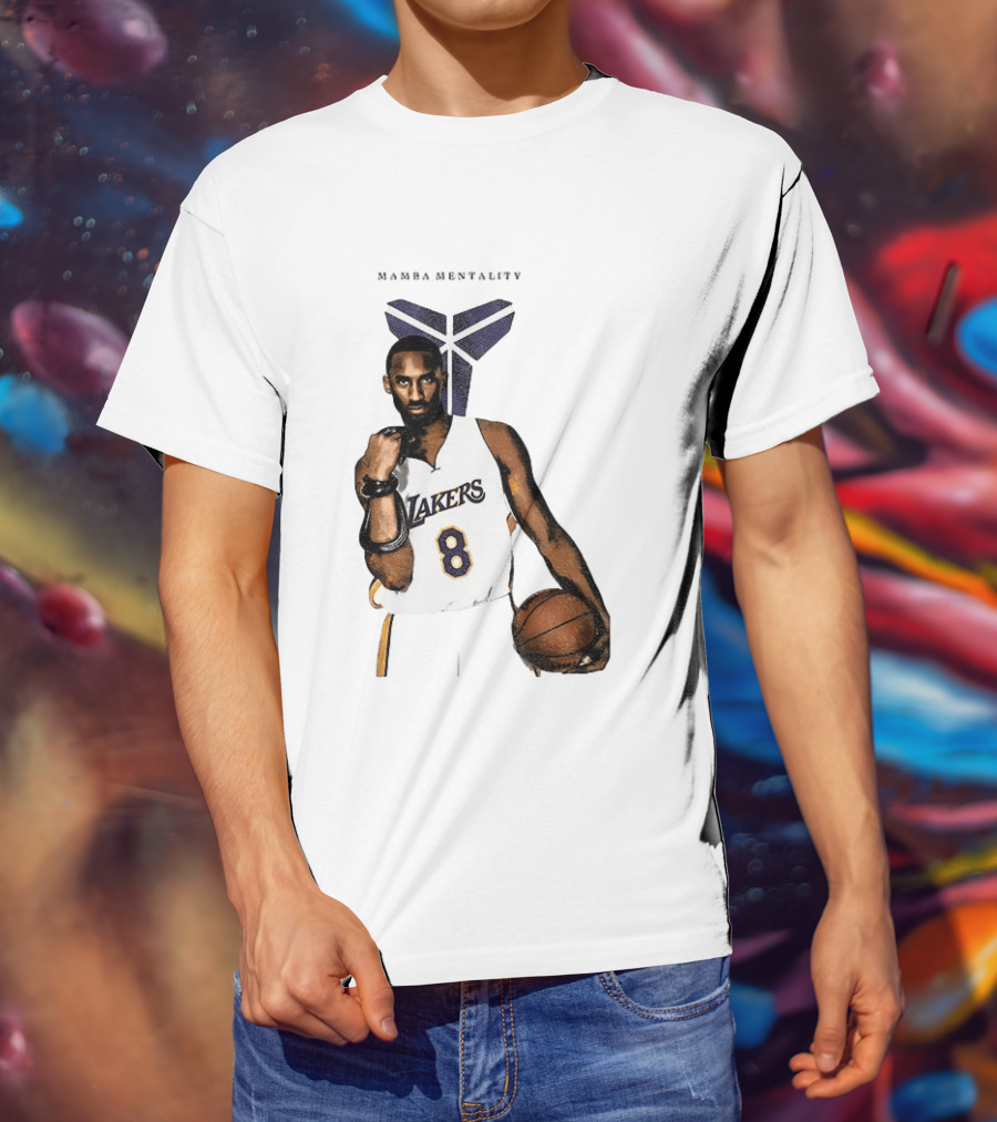 Kobe Bryant Mamba Mentality Los Angeles Lakers 8 Basketball Player T-Shirt
