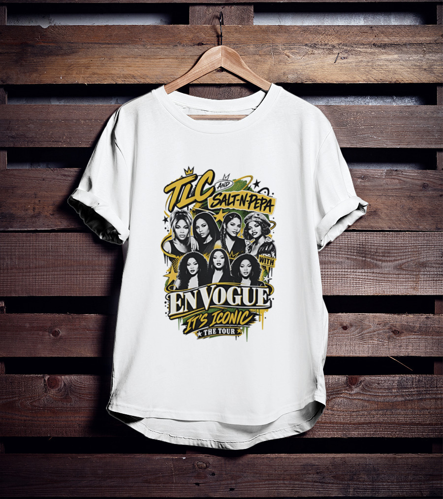 TLC Salt N Pepa En Vogue It's Iconic Tour T-Shirt