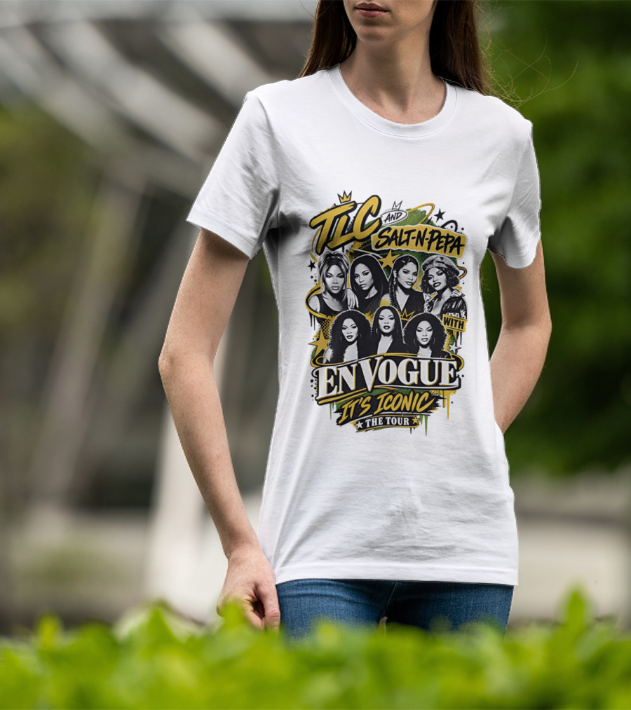 TLC Salt N Pepa En Vogue It's Iconic Tour T-Shirt