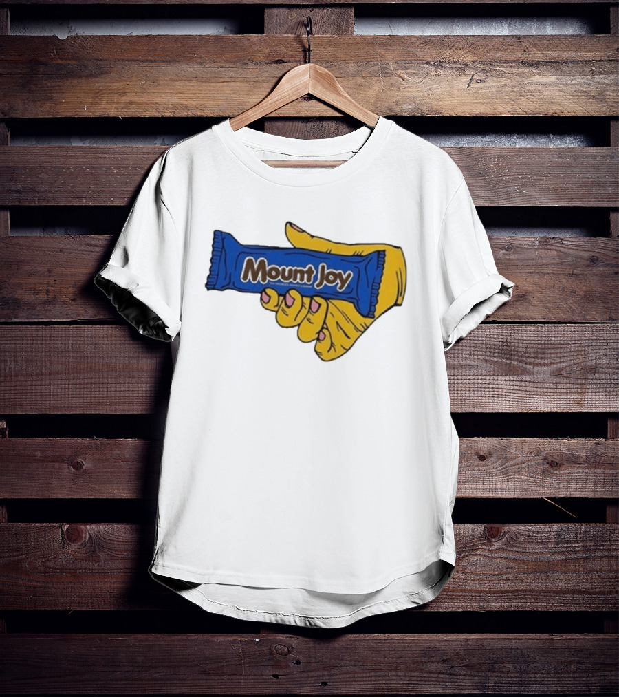 Mount Joy Candy Wrapper Hand Holding T-Shirt