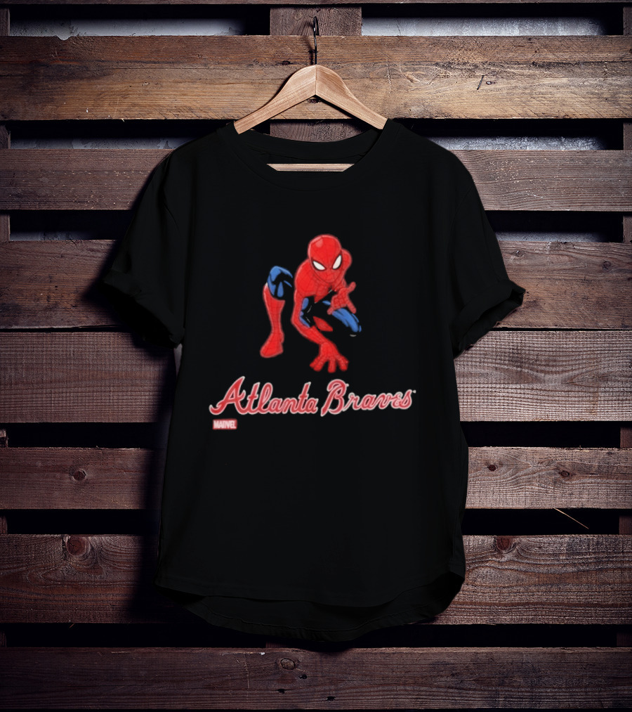 Atlanta Braves Spider Man Collaboration Marvel 2026 Brand New Day T-Shirt