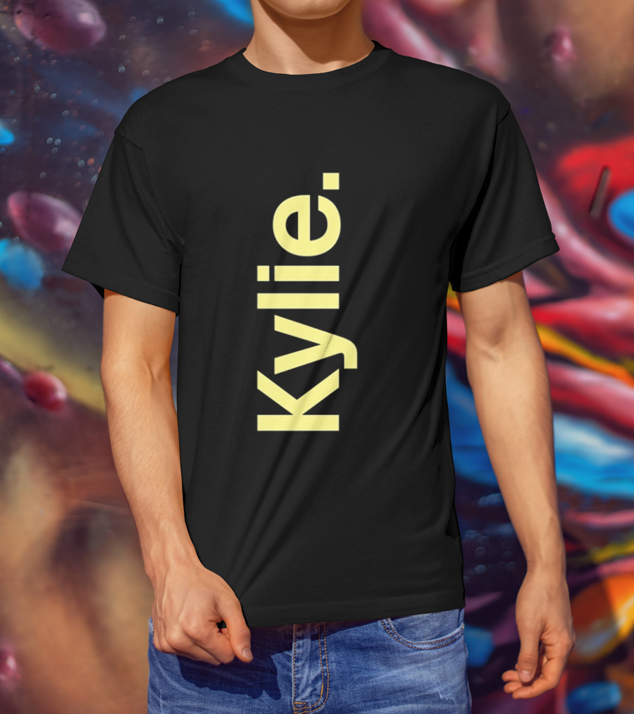 Kylie Minogue Vertical Yellow Kylie T-Shirt