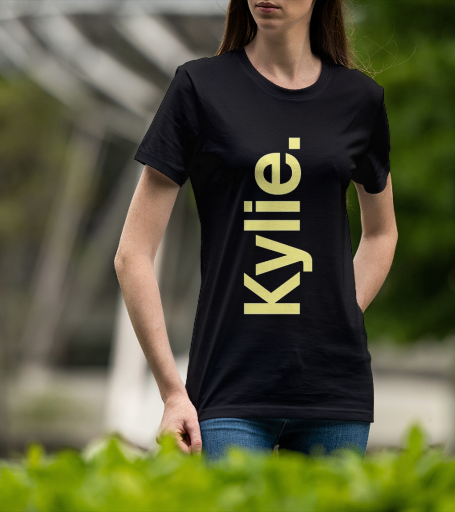 Kylie Minogue Vertical Yellow Kylie T-Shirt