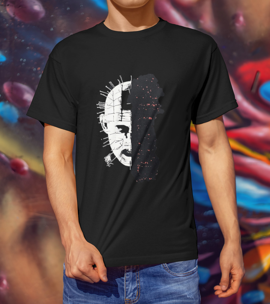 Halloween Horror Nights 2026 Hellraiser Pinhead Split T-Shirt