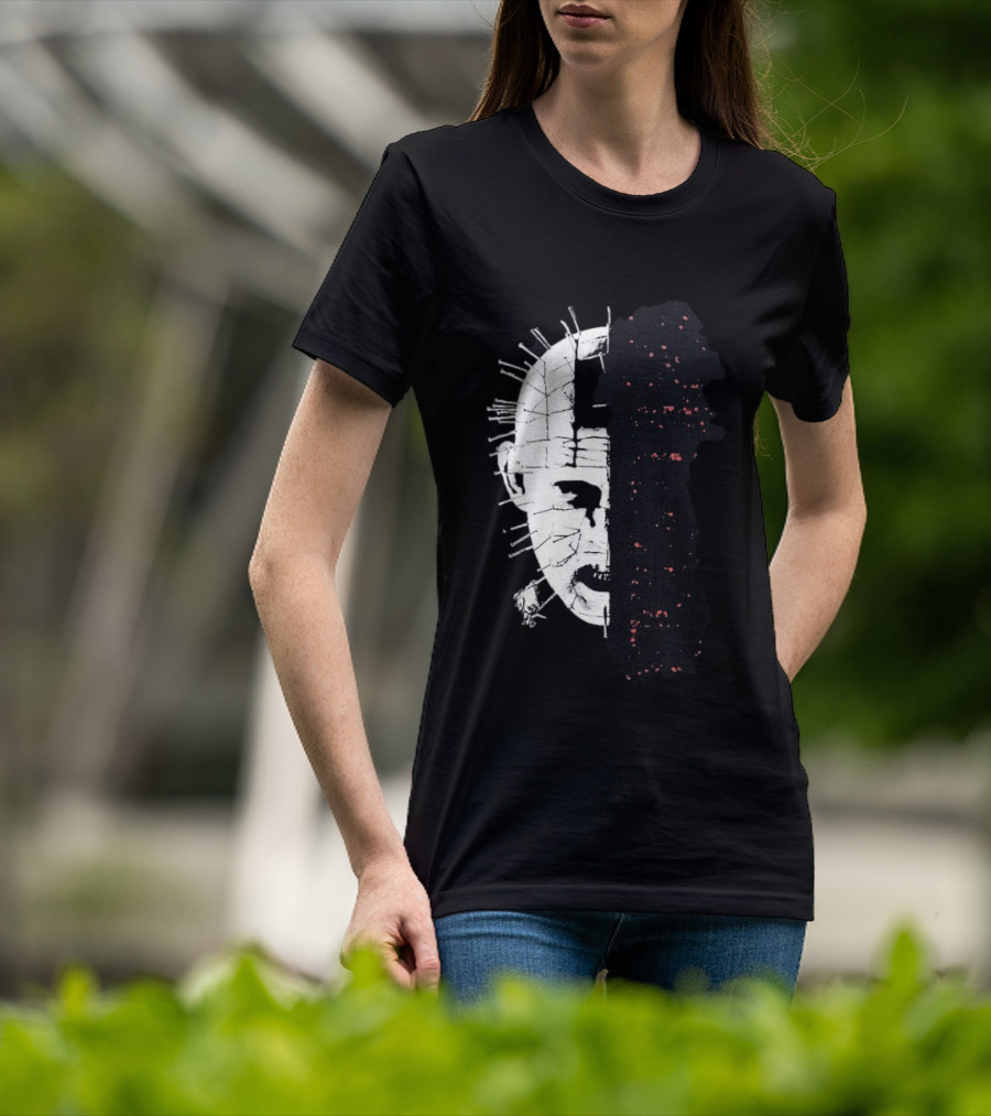 Halloween Horror Nights 2026 Hellraiser Pinhead Split T-Shirt