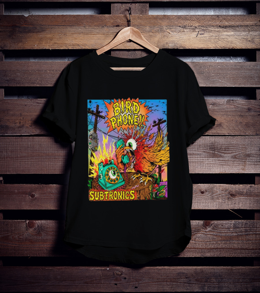 SUBTRONICS Bird Phone 2026 Friday Explosion T-Shirt