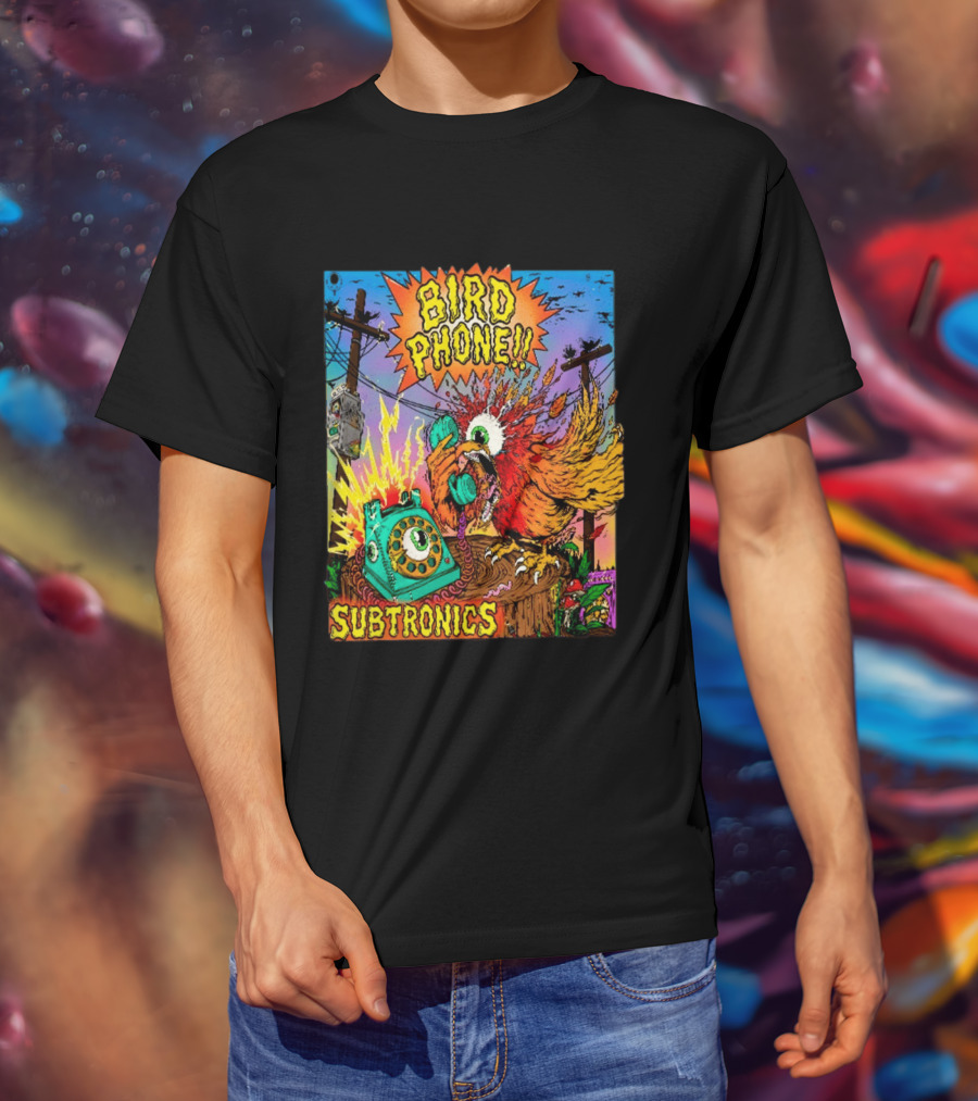 SUBTRONICS Bird Phone 2026 Friday Explosion T-Shirt
