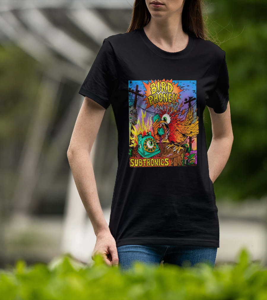 SUBTRONICS Bird Phone 2026 Friday Explosion T-Shirt