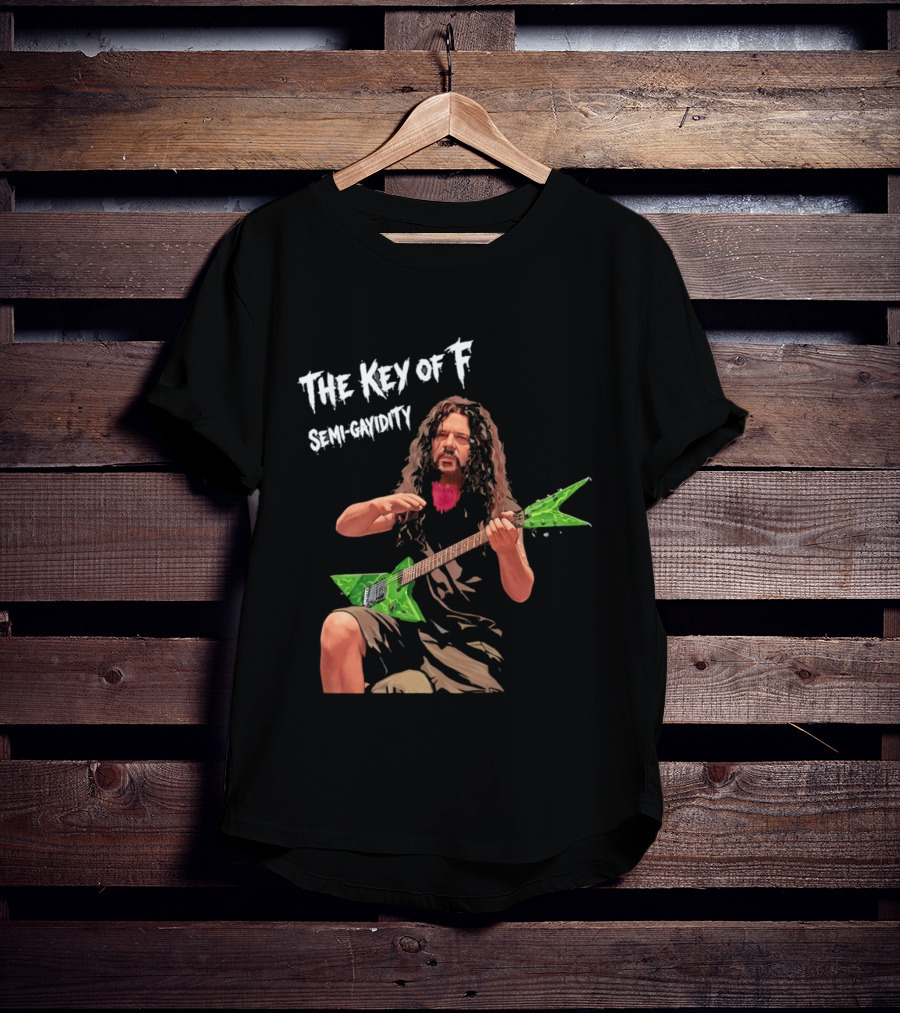 The Key Of F Semi Gayidity Dimebag Darrell Guitarist T-Shirt