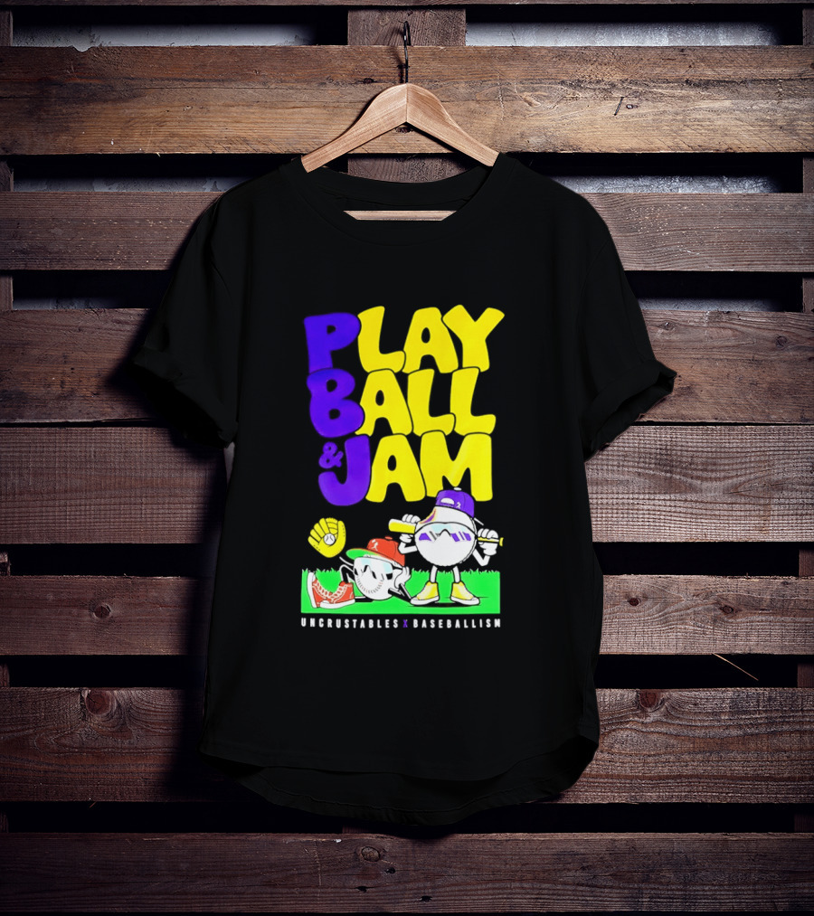 Play Ball Jam Uncrustables Baseball Fun T-Shirt