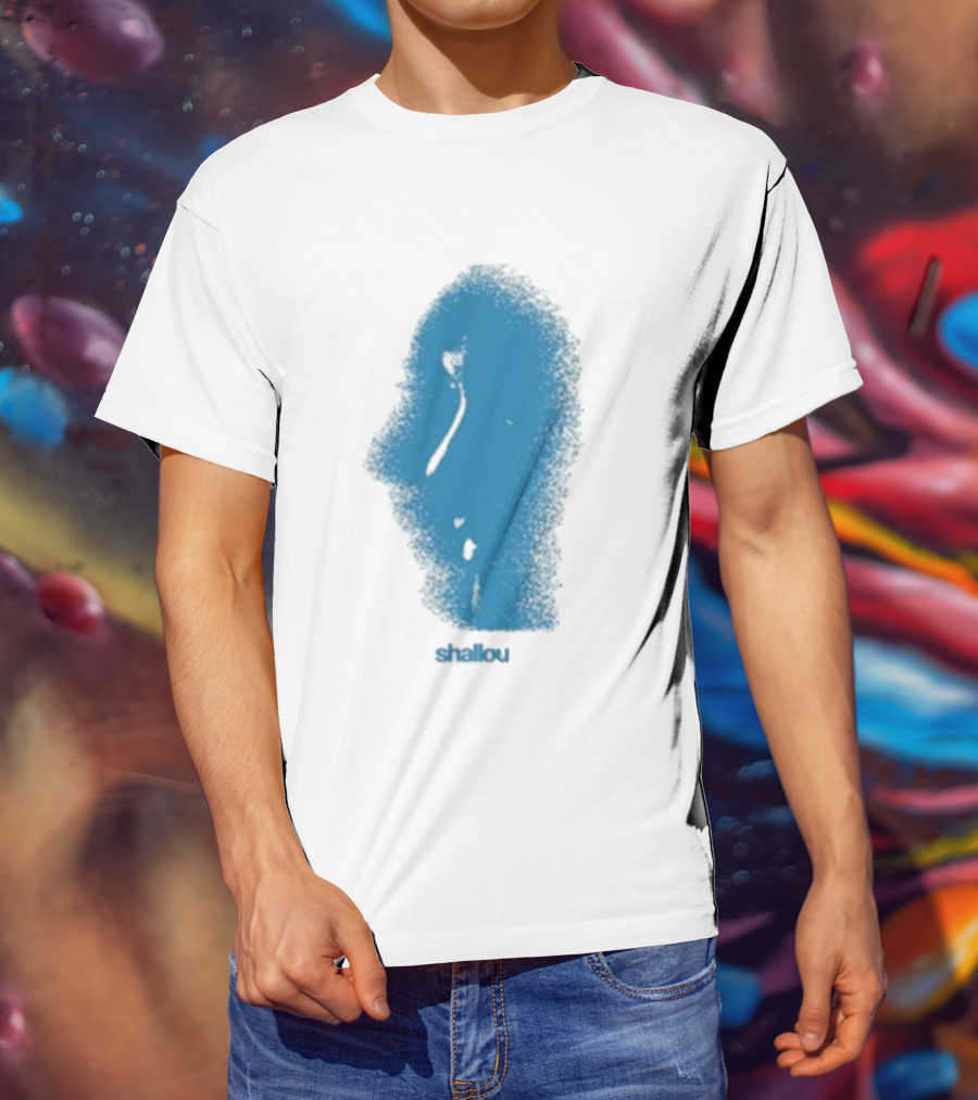 Ambient Inks Shallou Silhouette Blue Profile T-Shirt