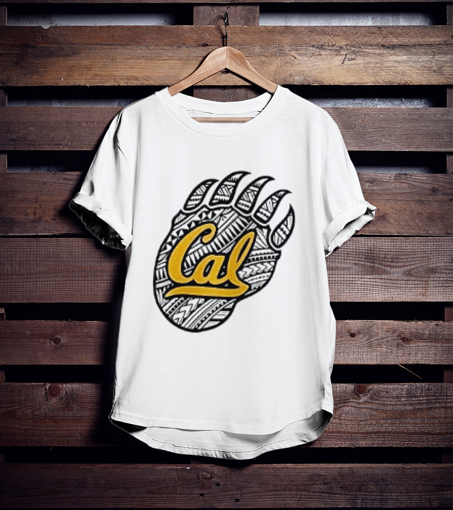 Cal Bears Football From The Bay To The Islands Bear Claw T-Shirt