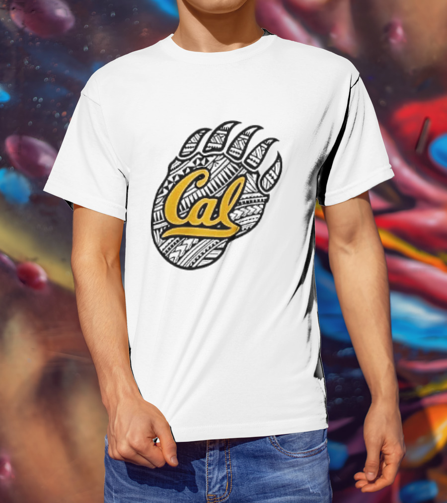 Cal Bears Football From The Bay To The Islands Bear Claw T-Shirt