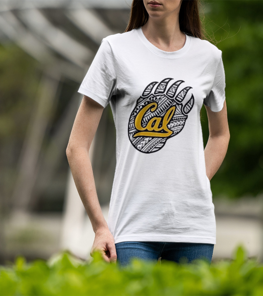 Cal Bears Football From The Bay To The Islands Bear Claw T-Shirt