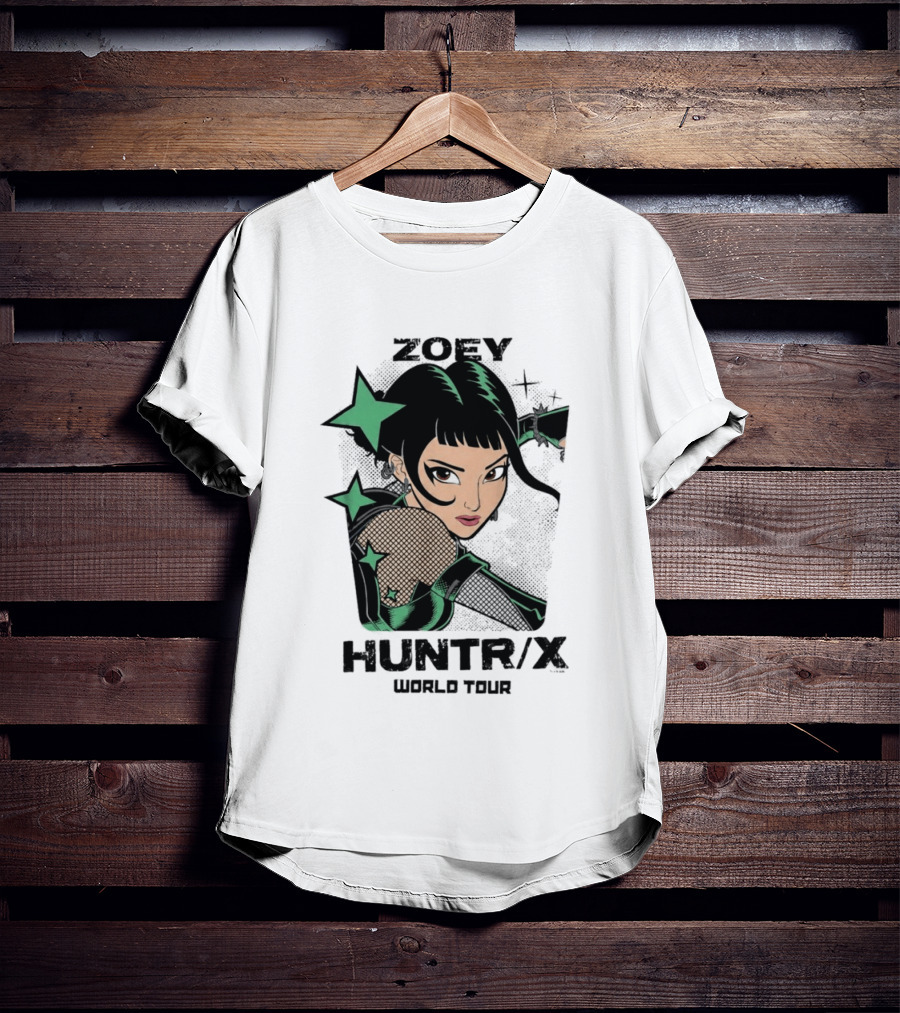 Zoey Huntr/X Girlz Tour Kpop Demon Hunters T-Shirt