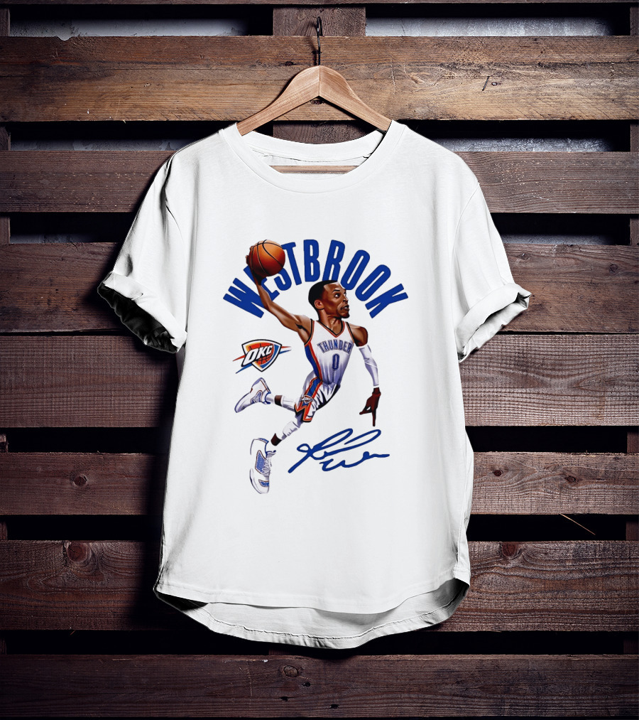 Russell Westbrook Oklahoma City Thunder OKC NBA Westbrook Thunder T-Shirt
