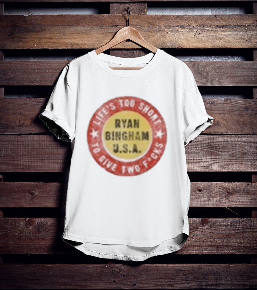 Ryan Bingham Life's Too Short To Give Two F*cks USA T-Shirt
