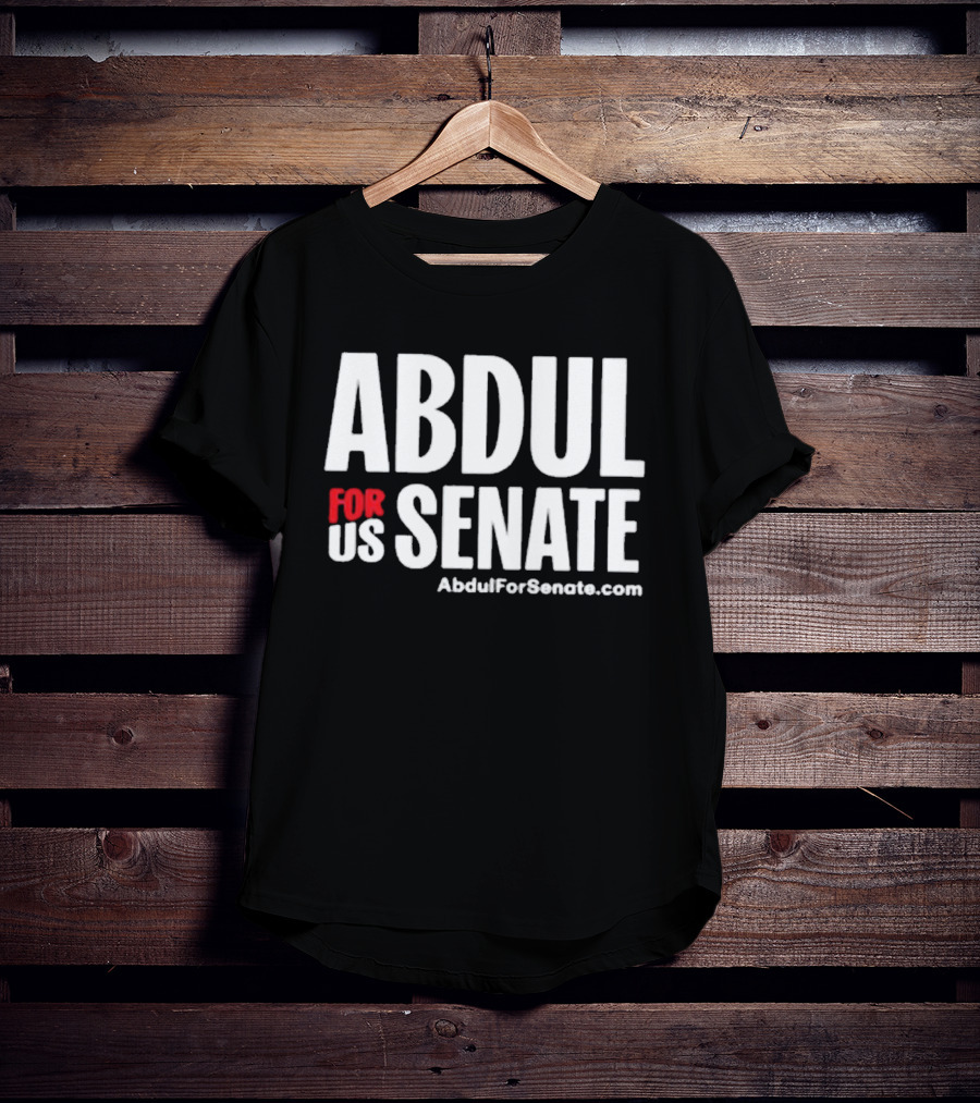 Abdul For US Senate AbdulForSenate.com T-Shirt