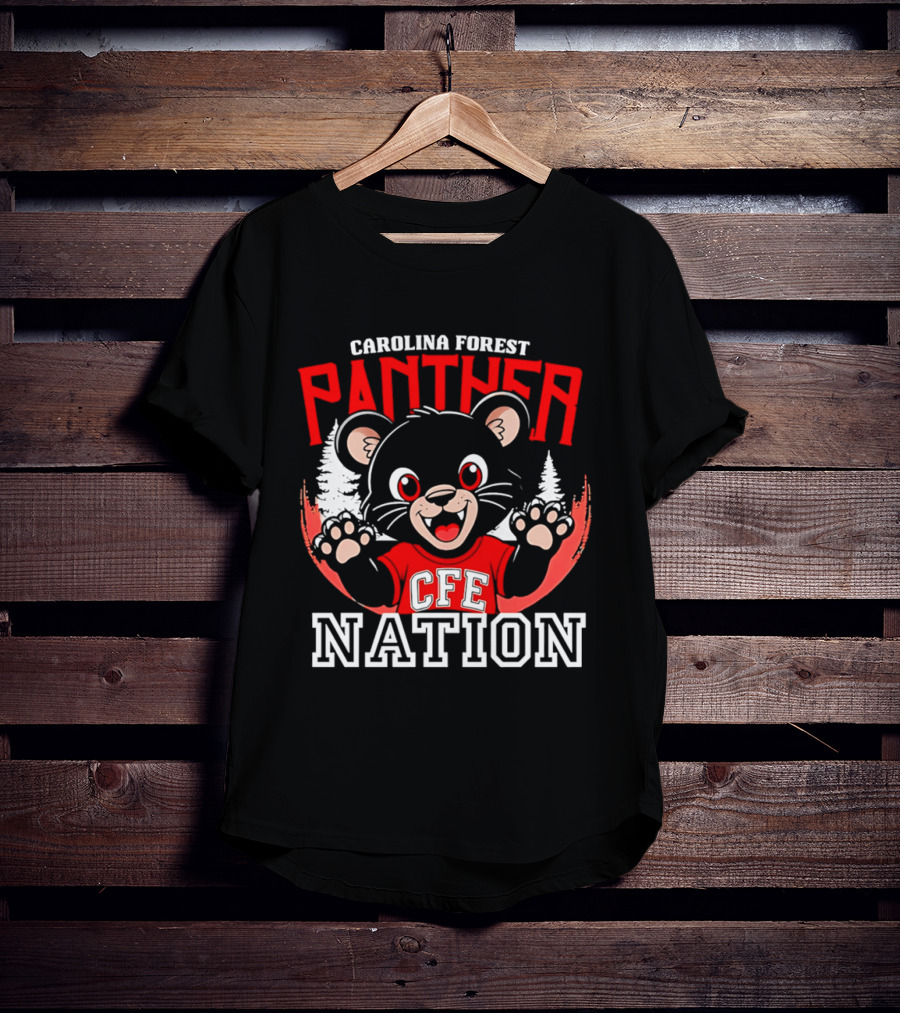 Carolina Forest Panther CFE Nation Cute T-Shirt