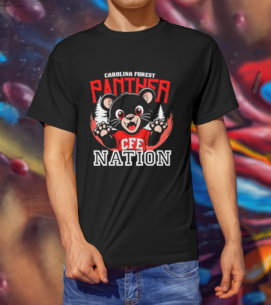Carolina Forest Panther CFE Nation Cute T-Shirt