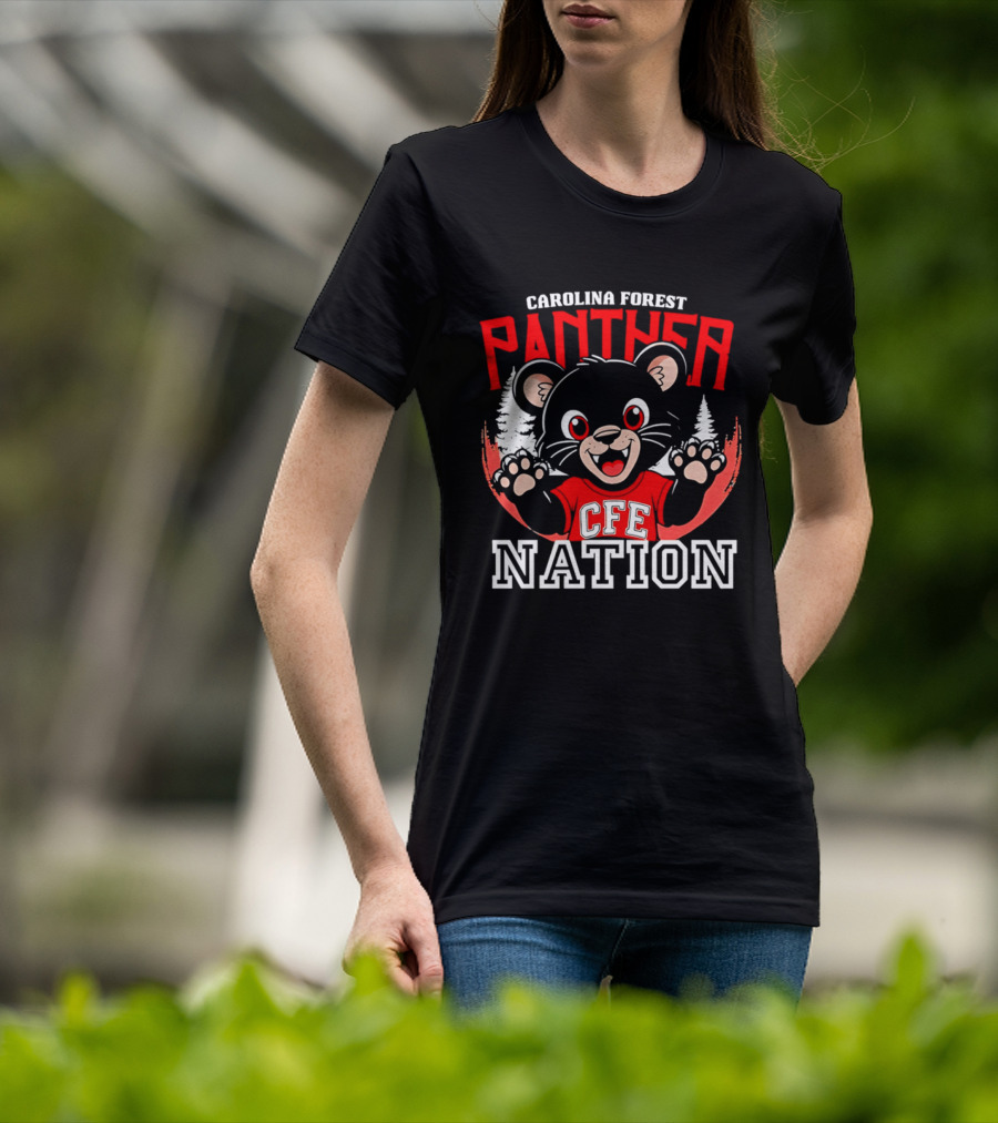 Carolina Forest Panther CFE Nation Cute T-Shirt