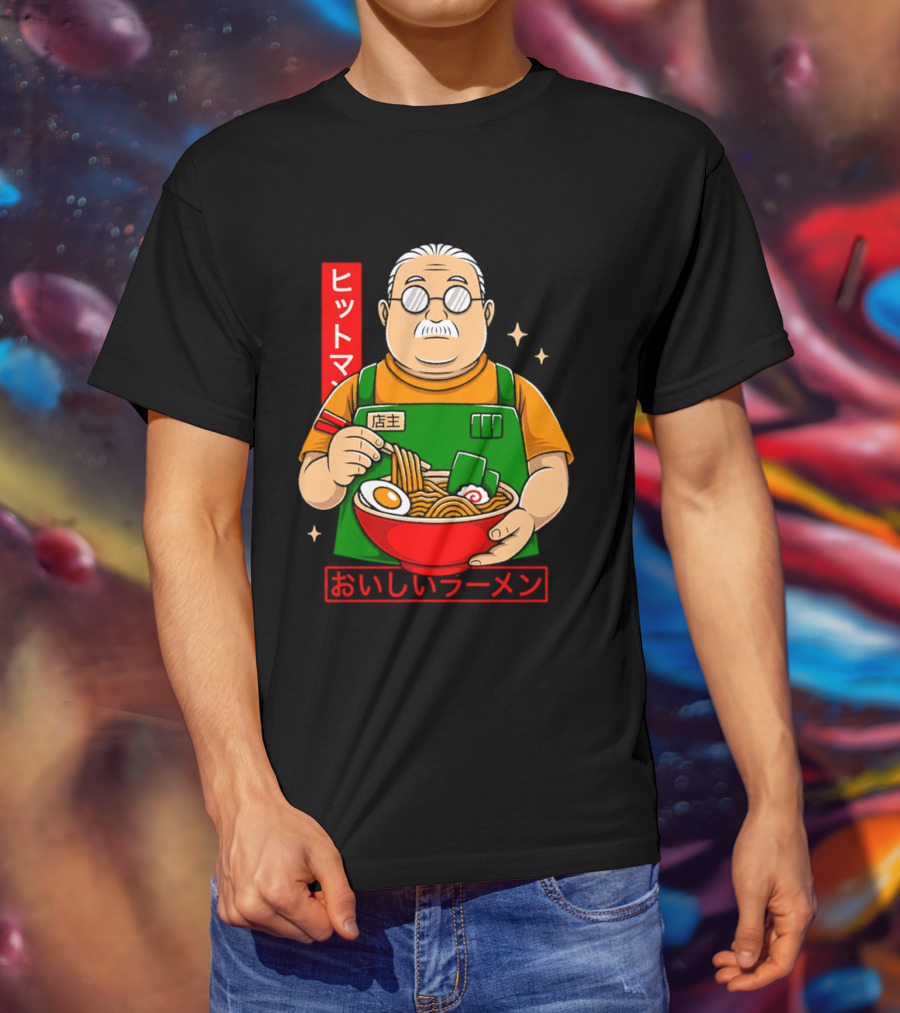 Chubby Guy Delicious Ramen T-Shirt