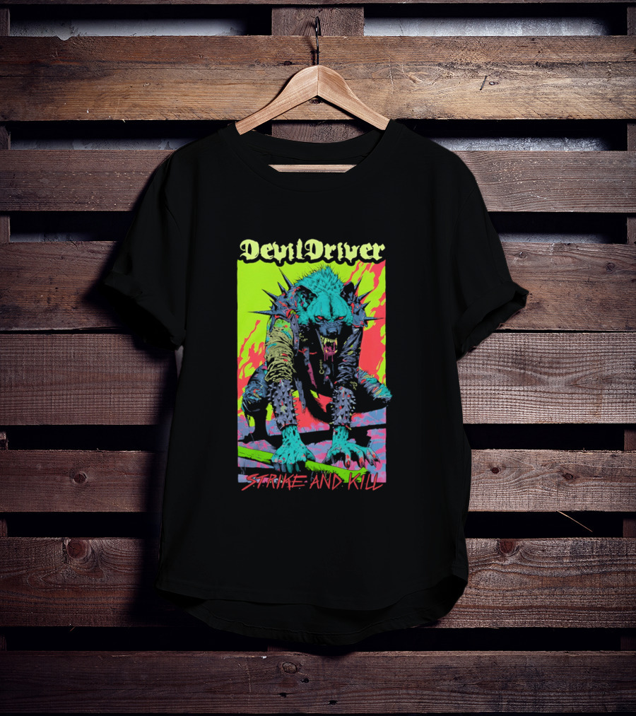 DevilDriver Strive And Kill Bone Hyena T-Shirt