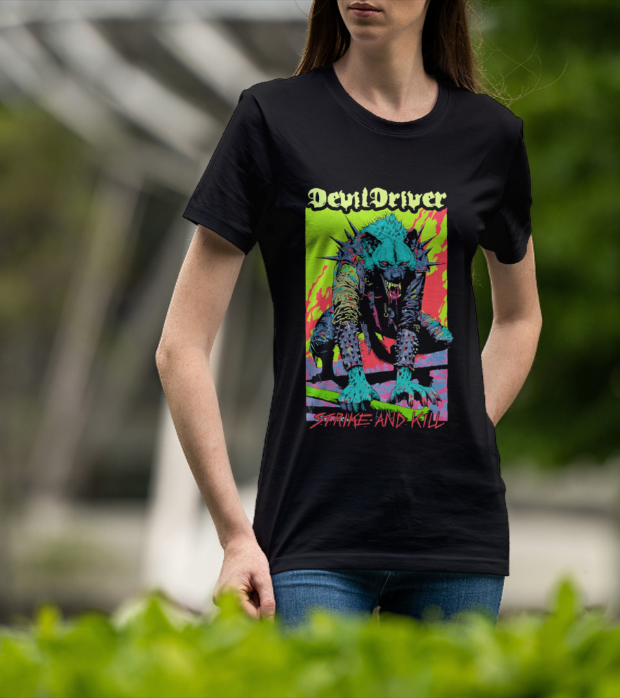DevilDriver Strive And Kill Bone Hyena T-Shirt
