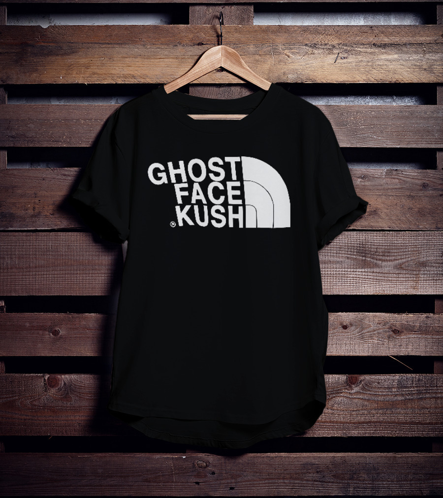 Ghost Face Kush North Face T-Shirt