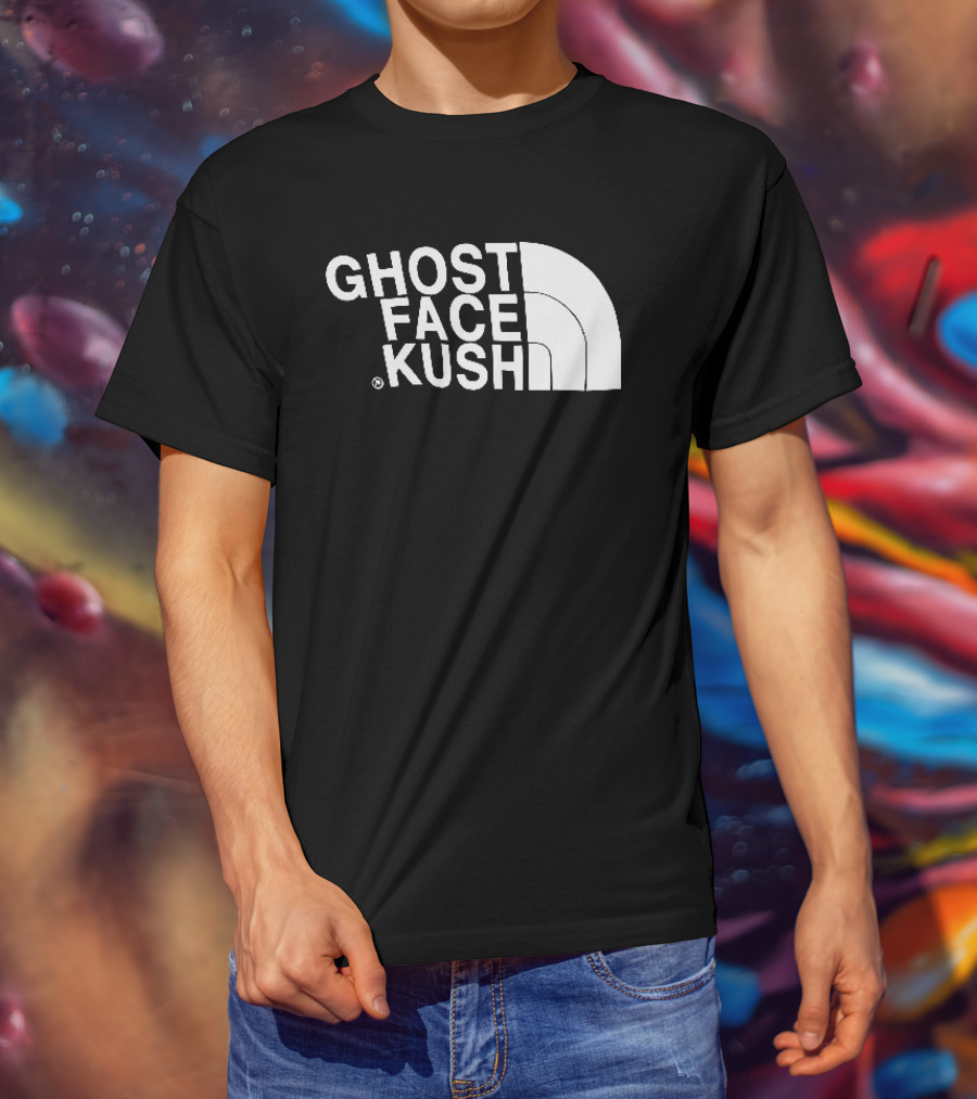 Ghost Face Kush North Face T-Shirt