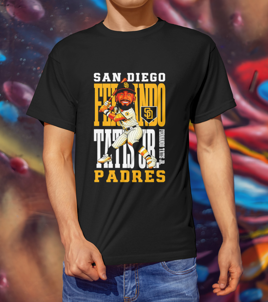 San Diego Padres Fernando Tatis Jr Iconic Baseball Star T-Shirt