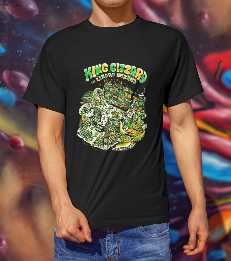 King Gizzard And The Lizard Wizard Drag Night 2026 Festival King Gizzard Stage T-Shirt