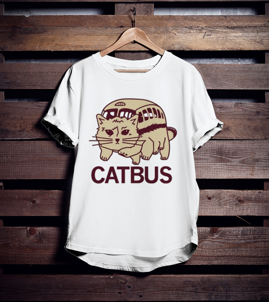 Catbus Gary Feline Transport Mashup T-Shirt