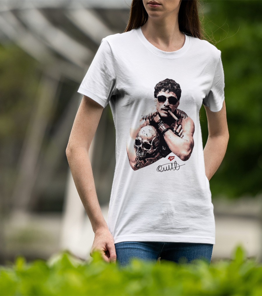 Smokilld Smokebreak Skull Tattoo Sunglasses Cigar T-Shirt