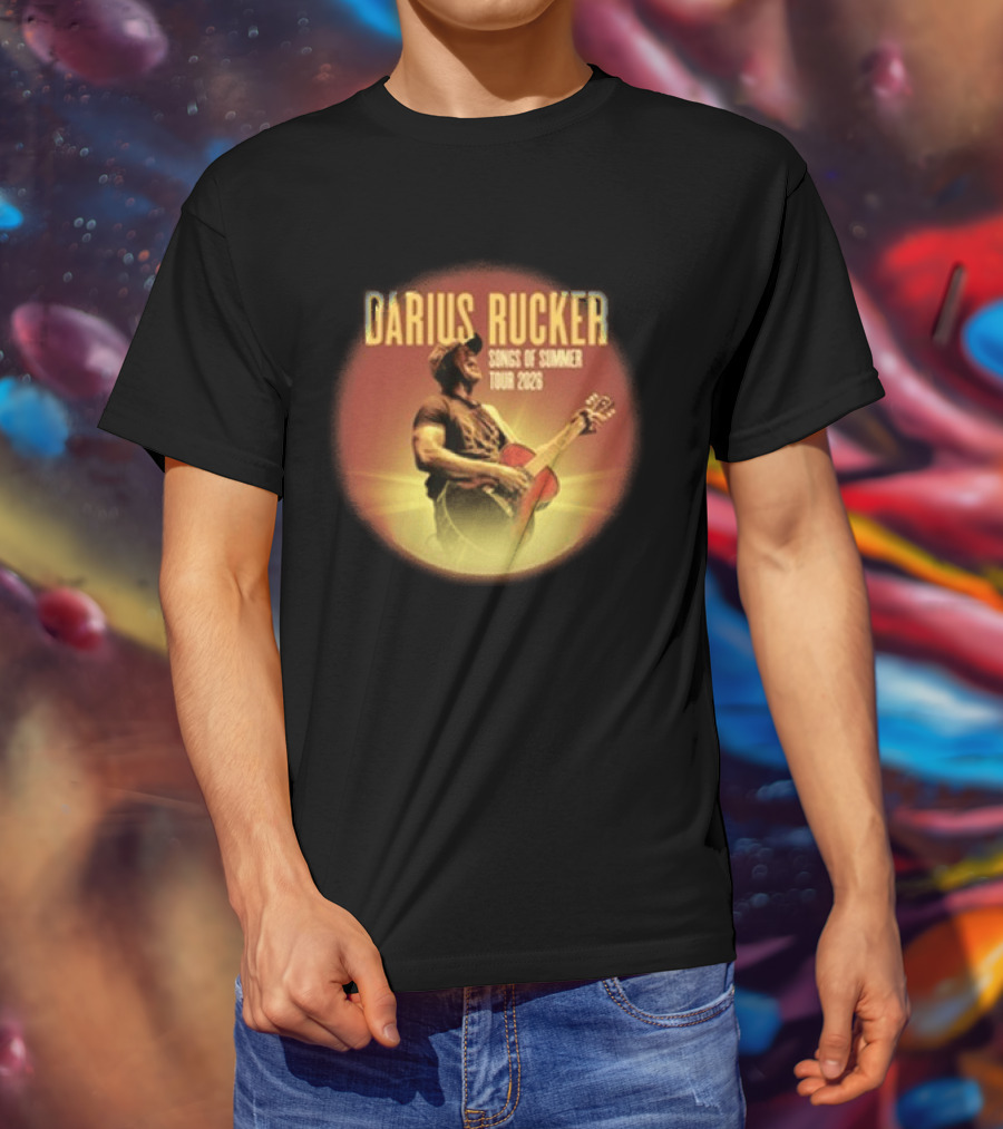 Darius Rucker Songs Of Summer Tour 2026 Vintage Country Music Concert Performance T-Shirt