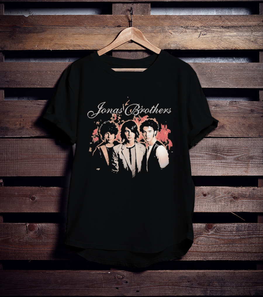 Jonas Brothers Fiery Backdrop Trio T-Shirt