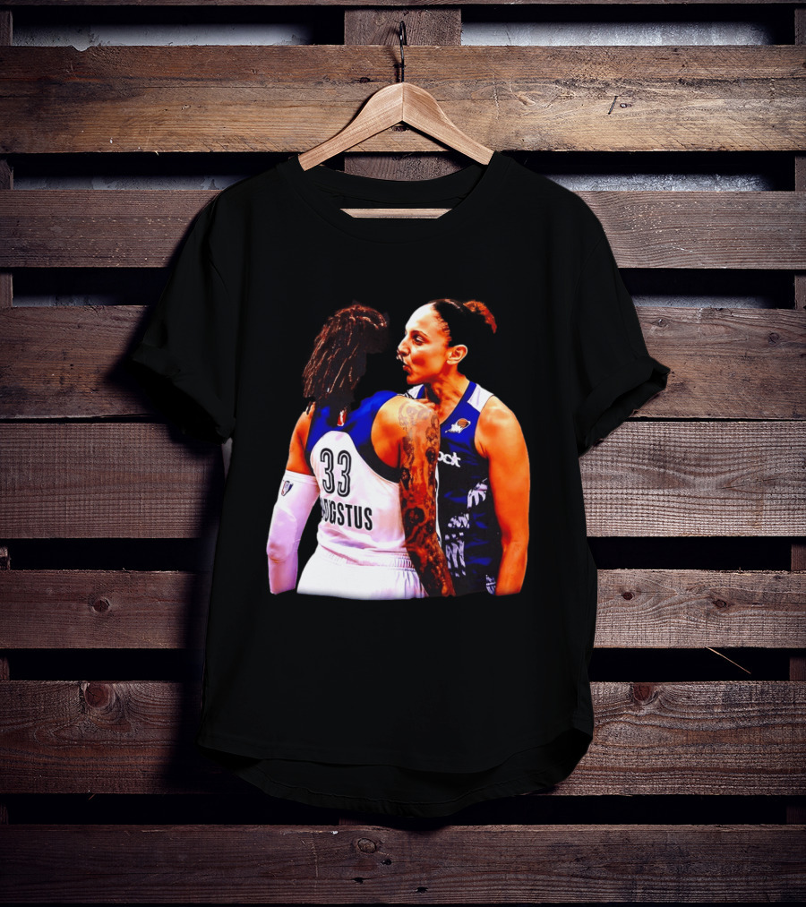 WNBA Diana Taurasi And Seimone Augustus Iconic Encounter Basketball Moment T-Shirt